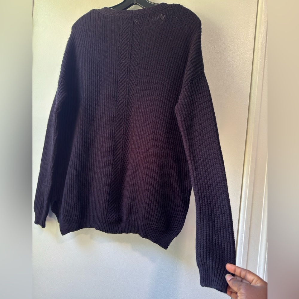 Vince Women's 100% Cotton V-Neck Sweater - Picture 9 of 13